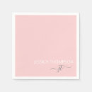 Search for initial napkins Blush pink