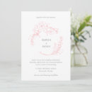 Search for pink floral wedding invitations Classic