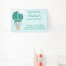 Search for hot air balloon banners Gold glitter