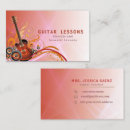 Search for guitarist business cards Teacher