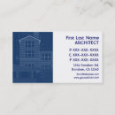Search for architect business cards White
