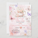 Search for pink princess invitations Butterfly
