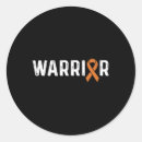 Search for orange awareness ribbon stickers Warrior