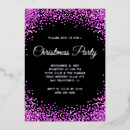Search for purple silver christmas invitations Glitter