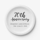 Search for 70th wedding anniversary paper plates Party