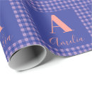 Search for purple plaid wrapping paper Modern
