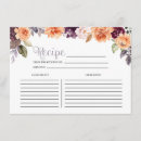 Search for 4x6 recipe cards Bridal shower