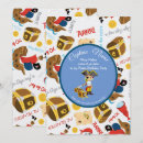 Search for treasure map birthday invitations Boy