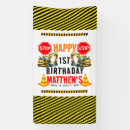 Search for construction birthday banners Party