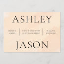 Search for blush wedding invitations Peach