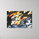 Search for koi fish pond canvas prints Garden