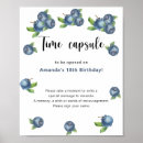 Search for berry first birthday party signs Summer