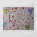 Search for girly romance postcards Hearts