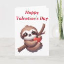 Search for sloth valentines day cards Romance