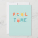 Search for fun in the sun invitations Colourful
