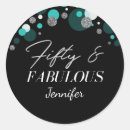 Search for black and teal stickers Birthday