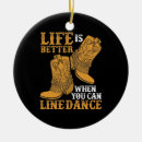 Search for line dance christmas tree decorations Western
