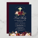 Search for foil first communion invitations Girl
