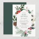 Search for holiday baby shower invitations Greenery