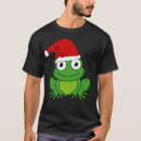 Search for christmas frog tshirts Santa