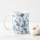 Search for blue toile mugs Toile de jouy