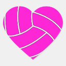 Search for love volleyball stickers Heart