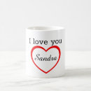 Search for i heart names mugs I love you
