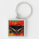 Search for black swallowtail butterfly key rings Close up