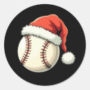 Search for baseball hats stickers Santa