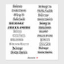Search for clear name stickers Script