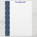 Search for floral border stationery paper Blue