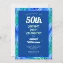 Search for blue and green birthday invitations Masculine