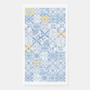 Search for vintage blue white floral napkins Retro