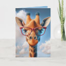 Search for giraffe humour cards Whimsical