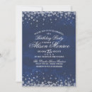 Search for snowflake party invitations White