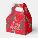 Search for christmas favour boxes Red