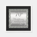 Search for 70th anniversary napkins Glamourous
