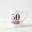 Search for pink 50th birthday mugs Typography