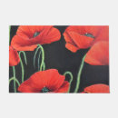 Search for poppy doormats Flowers