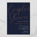 Search for navy blue gold bridal shower invitations Simple