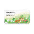 Search for fawns return address labels Deer