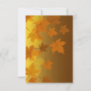 Search for fall leaves save the dates Leaf