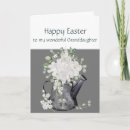 Search for happy granddaughter easter cards Floral