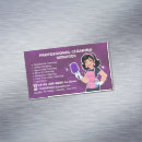 Search for cleaning service business card magnets Cleaner