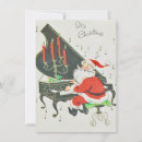 Search for piano christmas cards Santa claus