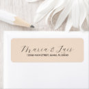 Search for black and tan return address labels Modern