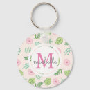 Search for chic floral key rings Modern