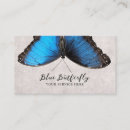 Search for blue butterfly business cards Makeup artist
