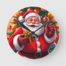 Search for santa claus clocks Celebration