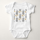Search for geometric pattern baby clothes White
